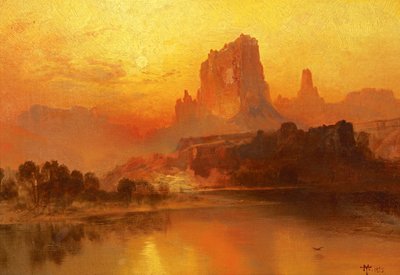 Die goldene Stunde von Thomas Moran
